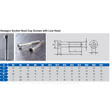 Têtes de tête à tête hexagonale à tête basse