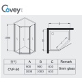 6mm / 8mm Glass Thickness Shower Cabin / Shower Enclosure (Cvp050)