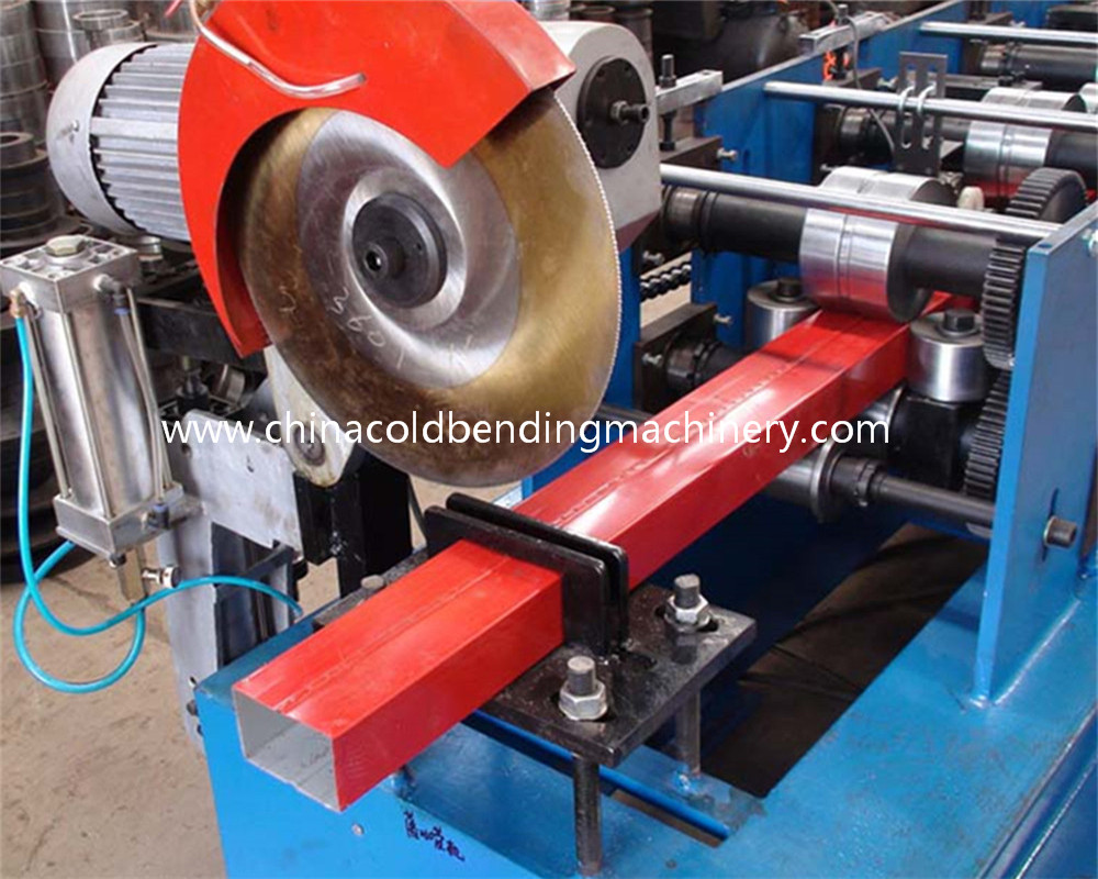 Rectangular Downspout Roll Forming Machine For Rainwater Downpipe