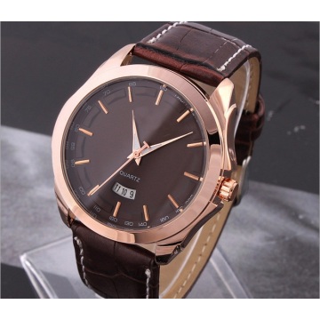 Customised Leather Strap Fashion Men Design Watch