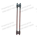 Railway fittings pull rod/gage tie bar