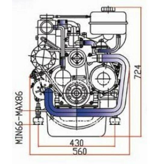 380H 385H ENGINE MARINE