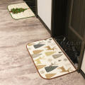 Home use printing floor mat printed carpet standing floor grip mat