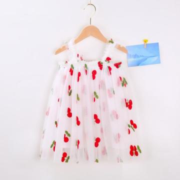 Vestido de flores de verano para bebés y niños