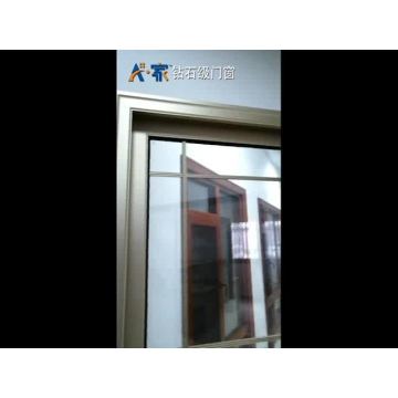 Waterproof  aluminium double leaf sliding door design