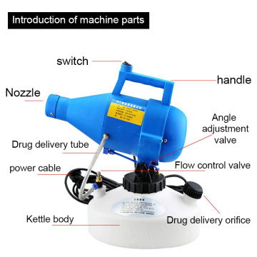 Pulverizador de máquina de nebulización por pulverización de niebla química