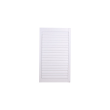 White Paulownia Shutters for french windows