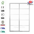 Bright Clear Mystique Glass Aluminum  Door