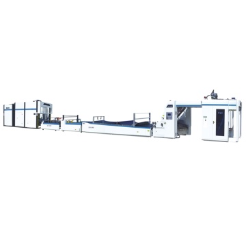 Máquina de laminação de flauta automática com torneira de pilha