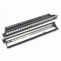 24 Port Black STP Patch Panel ohne Module