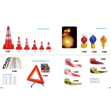 Cone de circulation de haute qualité, signalisation routière