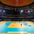 Revêtement de sol sportif en PVC pour volley-ball d&#39;intérieur Enlio