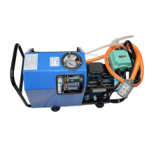 Water cooled conveyor belt splicing machine