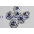 Nazar evil eyeball round resin charm accessories