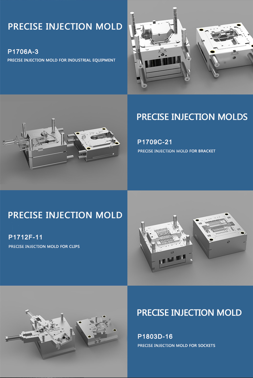 injection mold and plastic molding