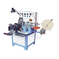 Cutting label and folding machine