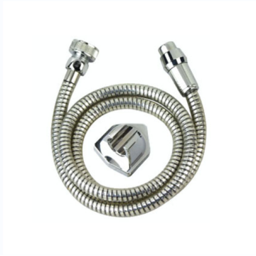 Stainless Steel Chromed Bathroom Shower Hose with Holder