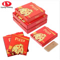 custom printed corrugated pizza box for food packaging