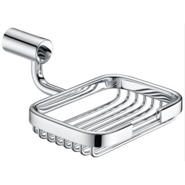 Elegant style soap basket well chrome for bathroom