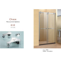 Bypass Hanging Roller Glass Shower Door