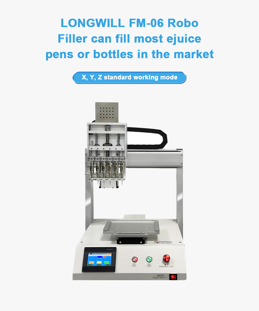 6 Heads Disposable vape filling machine 6 Heads Disposable vape filling machine