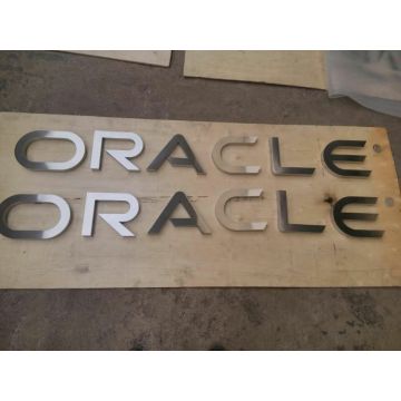 Non Illuminated Brushed Stainless Steel Letter Sign