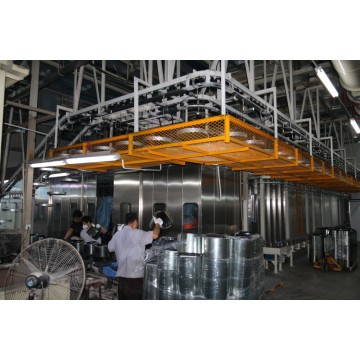 Electric rice cooker make production line