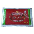 70 G Fiorini Brand Sachet Tomato Paste de 2016 New Crop Double Concentrated Tomate