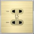 Electric Wall Shaver Socket