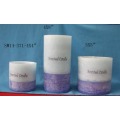 scented craft pillar candle Color Scented Candles