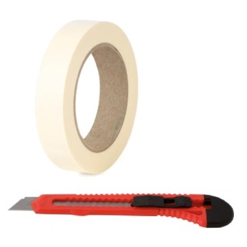 25mm masking tape with snap-off knife