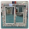 PVC Tinted Glass Crescent Lock Small Sliding Windows