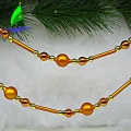 Christmas Ornament Glass Decoration String Ball Chain Gift