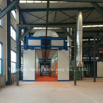 Yangzhou High Quality Water Rotation Painting Booth Spray Booth for Metal