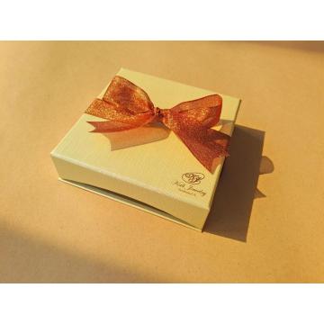 Luxury Hot Stamping Jewelry Gift Box with Bowknot