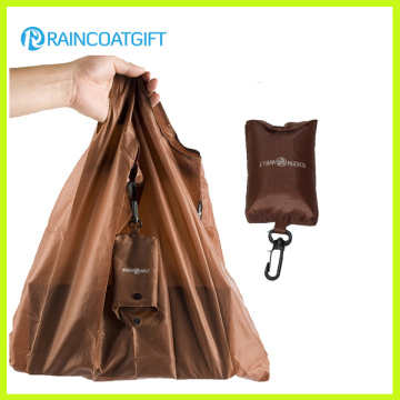 Leve Foldable do Nylon/poliéster Shopper Bag