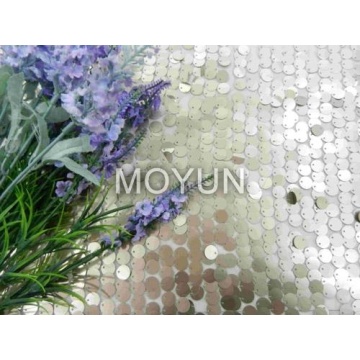 POLY MESH WITH 12MM SEQUIN EMBROIDERY 50 52"