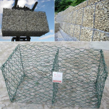 Mesh métallisé en PVC revêtu de gabion