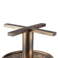 Brass Wrought Iron Bar Height Table Base