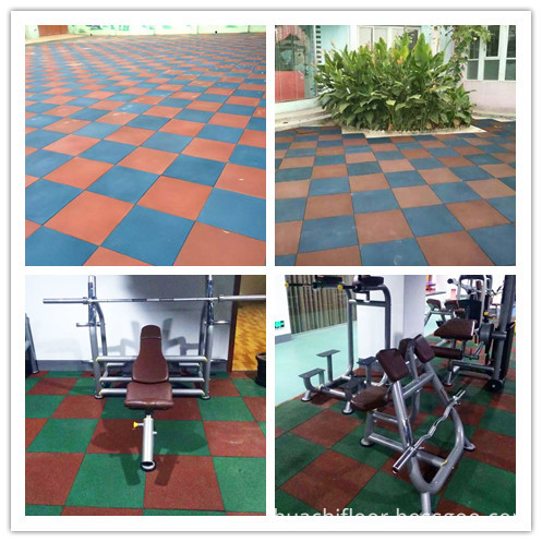 Pure Color Rubber Floor