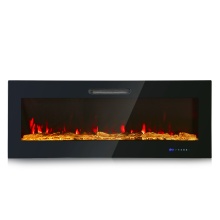 Dualmount 60 inch Glass Front Fireplace