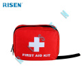 first aid kit with medical supplies for travel