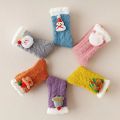 Cute Fluffy Coral Velvet Home Bed Socks