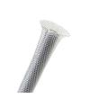 White Clear Nylon Braided Sleeve For Cable