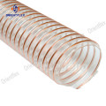 Bendable ventilation polyurethane vacuum suction hose