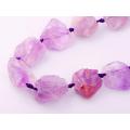 Natürliche rohe grobe Amethyst Schmuck Kristall Edelsteinperlen