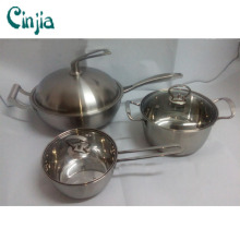 High Quality Stainless Steel 6PCS Cookware Set Kitchenware