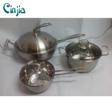 Utensilios de cocina de acero inoxidable 6PCS de alta calidad