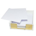 Marble Acrylic Memo Holder with Gold