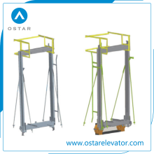 Roping 1: 1, 2: 1 Elevador de pasajeros Car Frame, Elevator Parts (OS44)